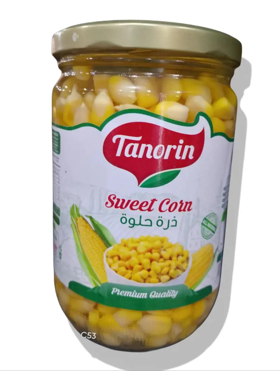 ذرة حلوة 650 غ زجاج - تنورين
